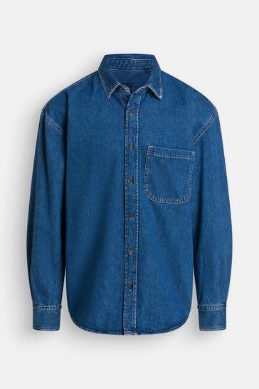 GANT Jeanshemd Oversized Fit