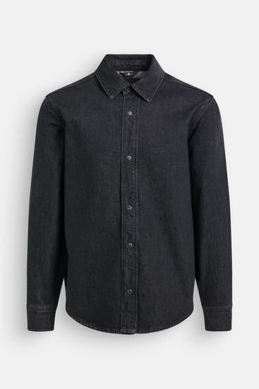 7 FOR ALL MANKIND - Jeans-Overshirt schwarz