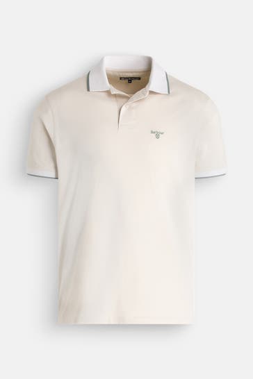 BARBOUR Polo-Shirt beige