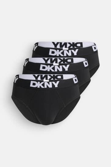 DKNY 3er-Pack Slips 'Kelso' schwarz