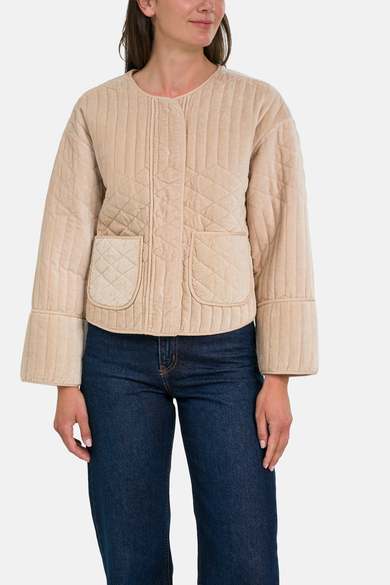 LOLLYS LAUNDRY Steppjacke 'Ananda' beige, Bild 1