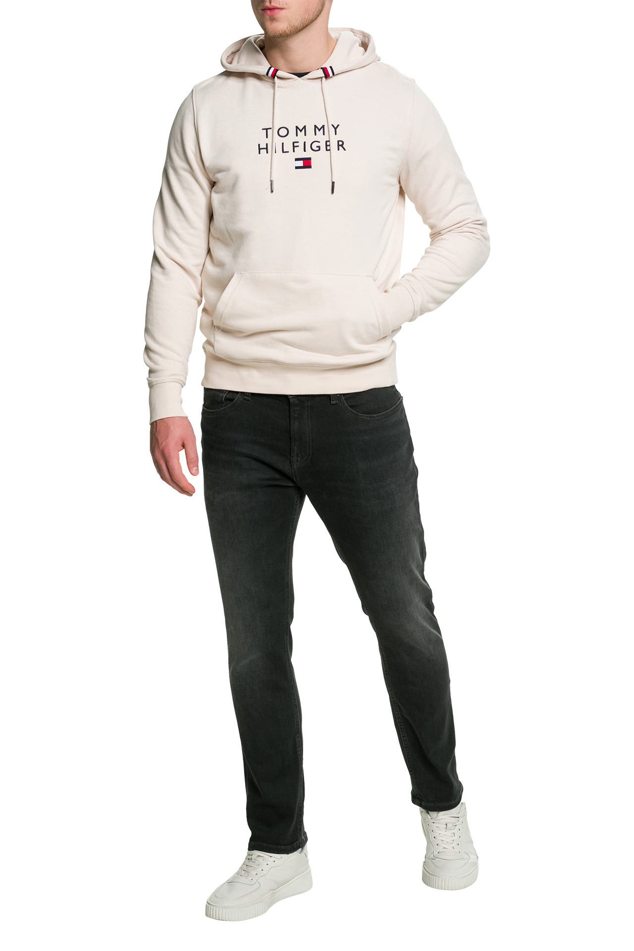 TOMMY HILFIGER Hoodie ecru, Bild 1