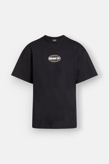 EA7 T-Shirt schwarz