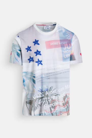 DESIGUAL T-Shirt 'Copamerica Siroco' mehrfarbig