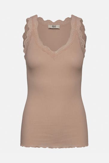 RM BY ROSEMUNDE Spitzentop 'Balta' beige