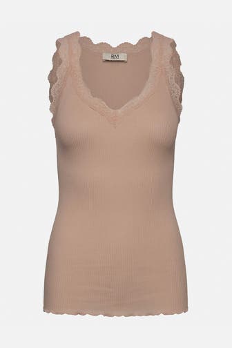 RM BY ROSEMUNDE Spitzentop 'Balta' beige
