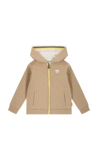 STEIFF Sweatjacke hellbraun