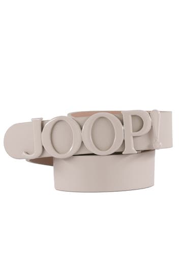 JOOP! Ledergürtel creme