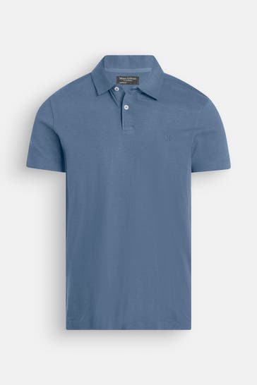 MARC O'POLO Polo-Shirt graublau