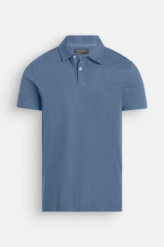 MARC O'POLO Polo-Shirt graublau