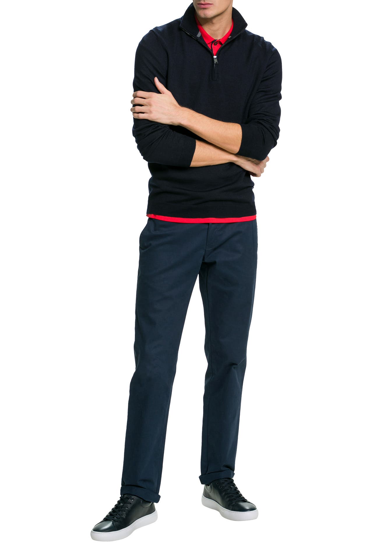 BOSS Strick-Troyer nachtblau, Bild 1