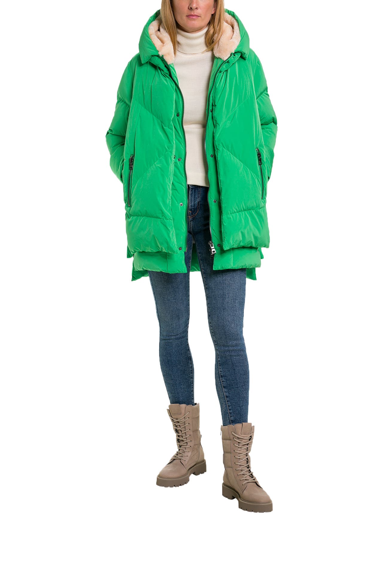 BLONDE NO. 8 Steppjacke 'Frost' grün, Bild 1
