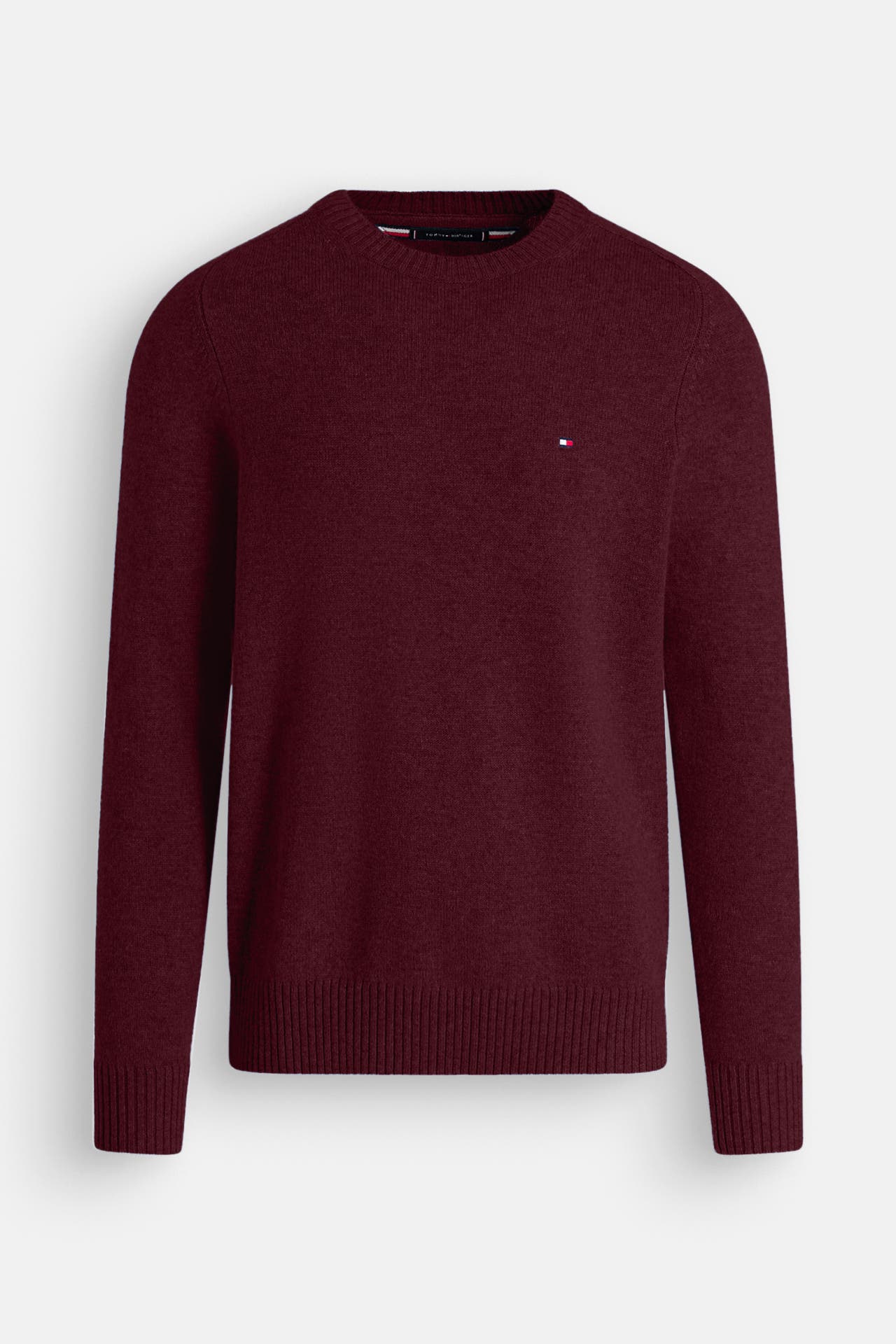 TOMMY HILFIGER Wollpullover dunkelrot, Bild 1