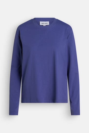 ORGANIC BASICS Longsleeve lila