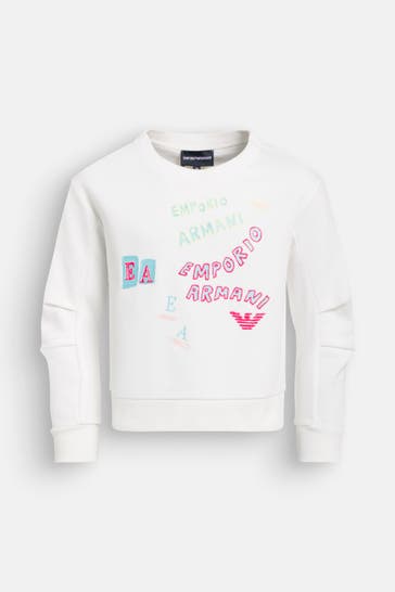 EMPORIO ARMANI Sweatshirt weiß
