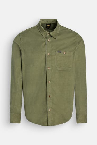 LEE - Overshirt tannengrün