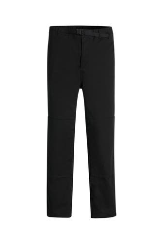 LACOSTE Stoffhose schwarz