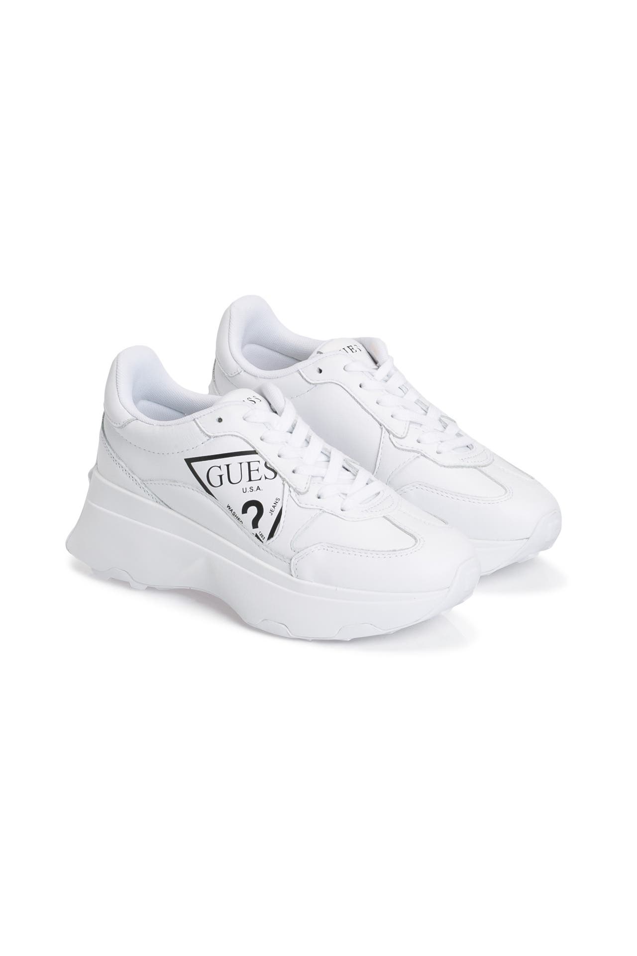 GUESS Sneaker Calebb weiB gunstig online kaufen Outletcity