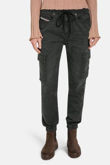 DIESEL Jeans 'D-Ursy' tapered grau