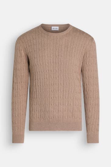 SAND COPENHAGEN Strickpullover hellbraun