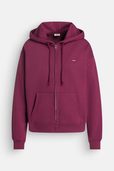 LEVI'S® - Sweatjacke burgunder