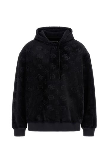 GUESS Hoodie schwarz