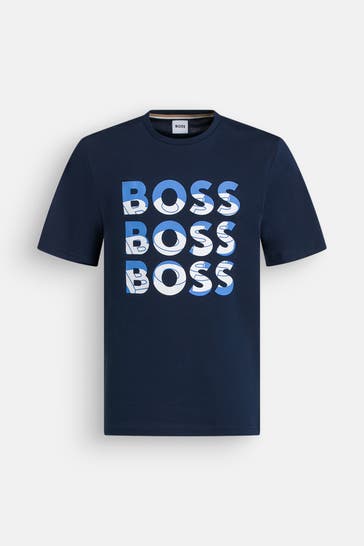 BOSS T-Shirt navy