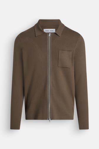 SAMSØE & SAMSØE Strickjacke braun