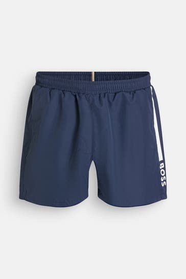 BOSS Badeshorts 'Dolphin' dunkelblau