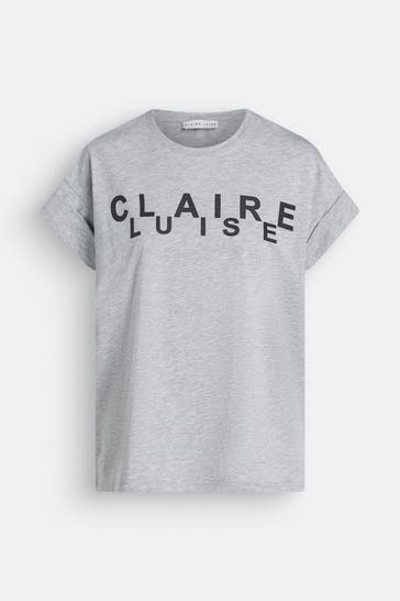 CLAIRE LUISE T-Shirt grau