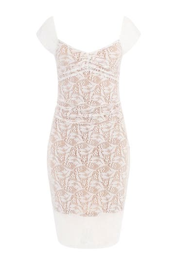 GUESS Minikleid 'Terry' weiß