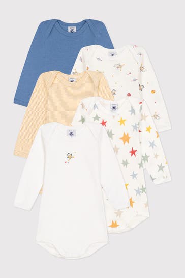 PETIT BATEAU 5er-Pack Bodys mehrfarbig