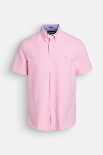 SUPERDRY Kurzarmhemd hellpink Regular Fit