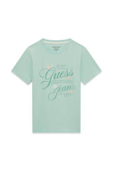 GUESS T-Shirt pastellgrün