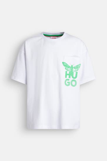 HUGO T-Shirt weiß