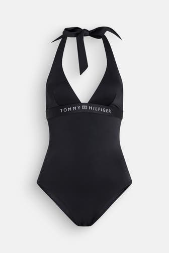 TOMMY HILFIGER Badeanzug schwarz