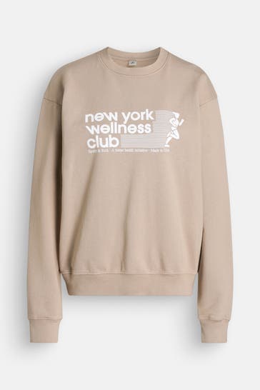 SPORTY & RICH Sweatshirt hellbraun