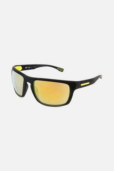 BOSS Sonnenbrille schwarz-gelb