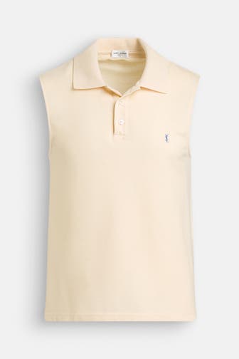 SAINT LAURENT Stricktop beige