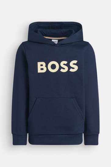 BOSS Hoodie dunkelblau