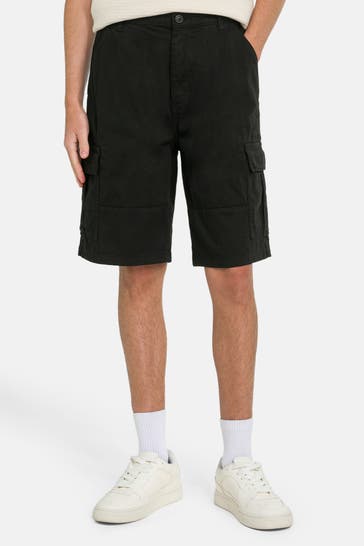 GUESS Cargohose schwarz