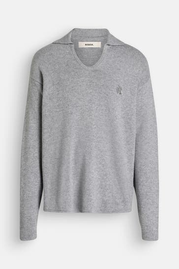 ROUGH. Strickpullover grau