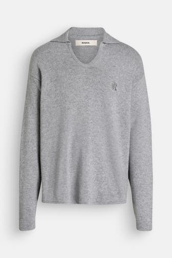 ROUGH. Strickpullover grau
