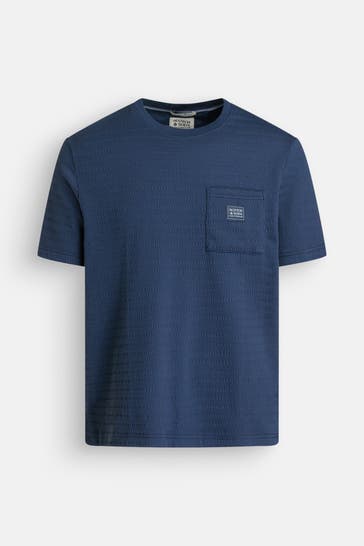 SCOTCH & SODA T-Shirt dunkelblau