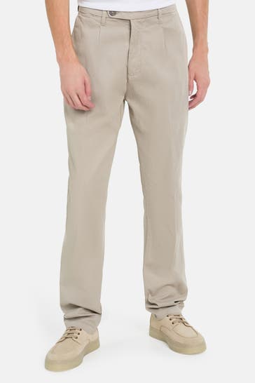 GUESS Stoffhose 'Noah' greige