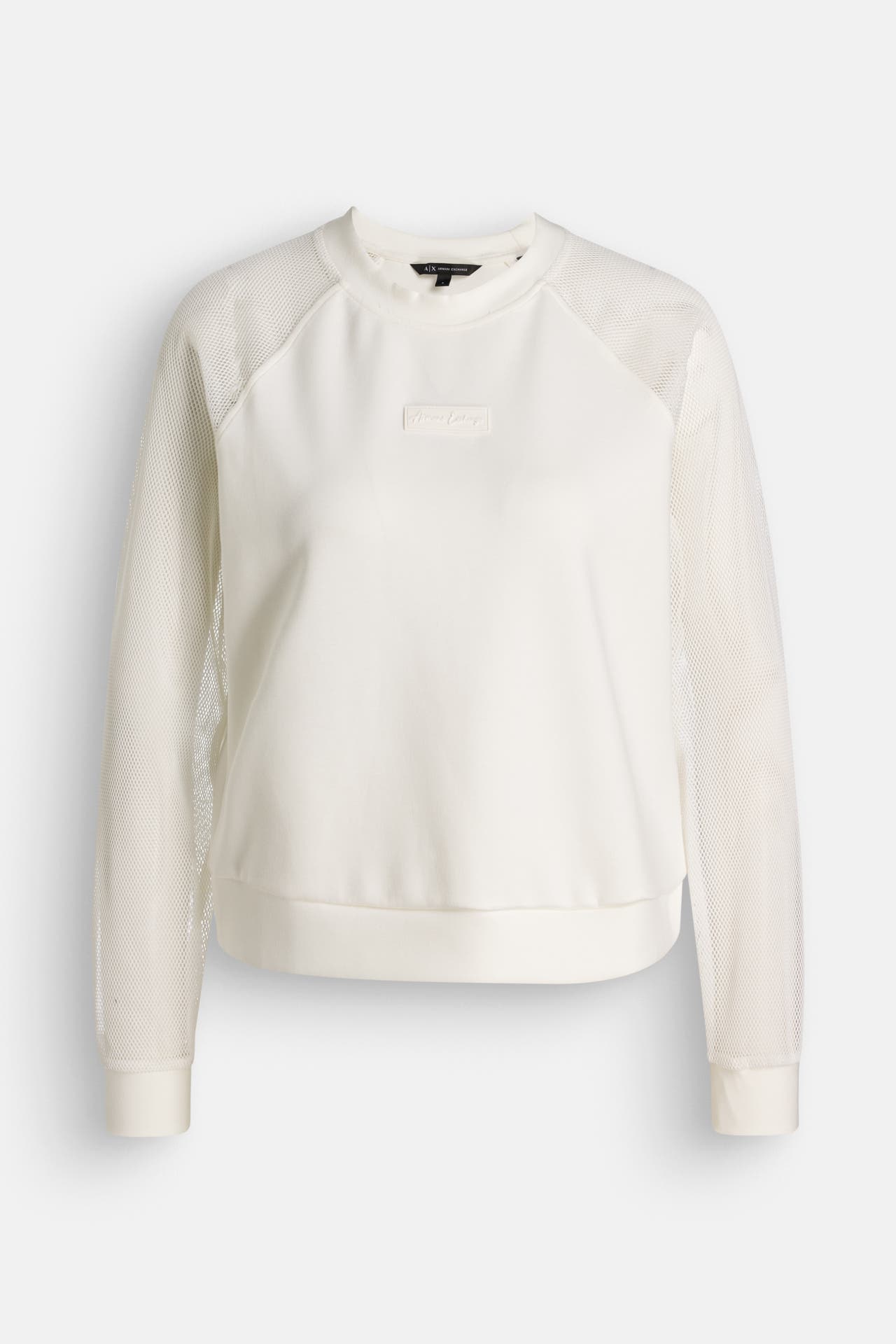 ARMANI EXCHANGE Sweatshirt 'Felpa' ecru, Bild 1