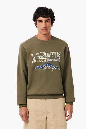 LACOSTE Sweatshirt oliv