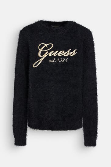 GUESS Strickpullover schwarz 