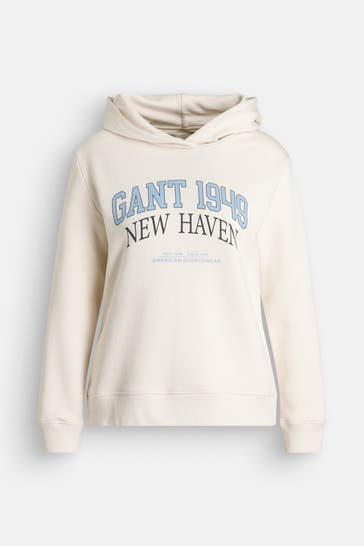 GANT Hoodie ecru