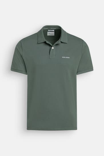PEPE JEANS Polo-Shirt tannengrün